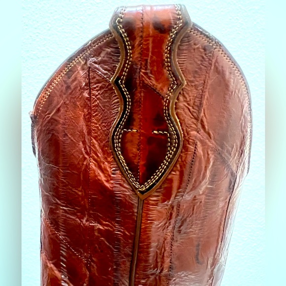 Rare Vintage Justin Brown Cowboys Boots - Picture 12 of 14